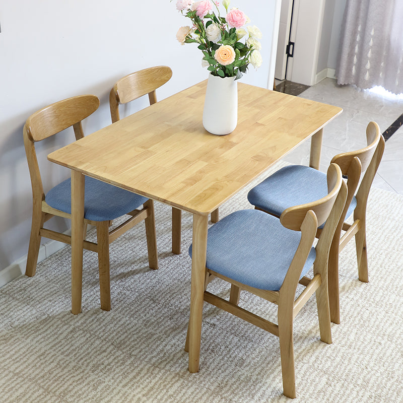 Contemporary Style Wood Side Dining Chairs Open Back Dining Armless Chairs Clearhalo ' kitchen&dining_furn' 'Dining Chairs' 'Dining Tables & Seating' 'dining_chair' 'furn' 'furn_dining_chair' 'Furniture' 'furniture_dining_chair' 'Kitchen & Dining Furniture' 'kitchen' 4038988