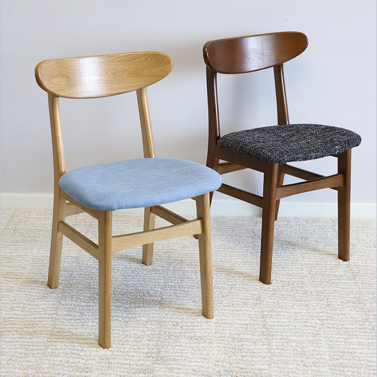 Contemporary Style Wood Side Dining Chairs Open Back Dining Armless Chairs Clearhalo ' kitchen&dining_furn' 'Dining Chairs' 'Dining Tables & Seating' 'dining_chair' 'furn' 'furn_dining_chair' 'Furniture' 'furniture_dining_chair' 'Kitchen & Dining Furniture' 'kitchen' 4038998