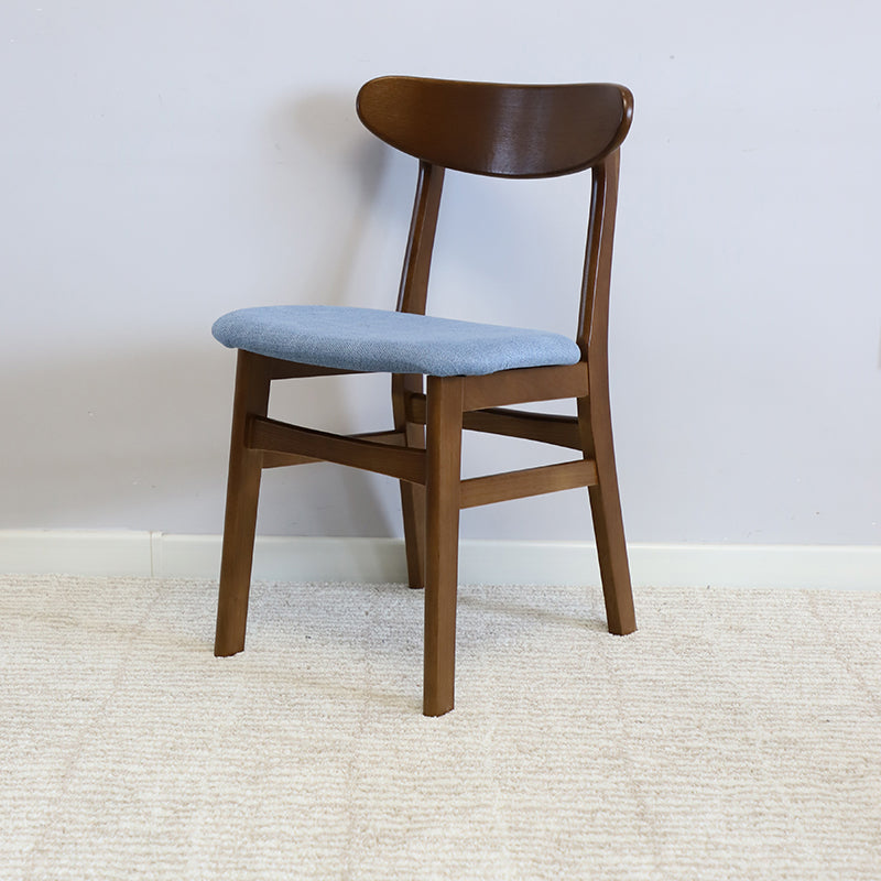 Contemporary Style Wood Side Dining Chairs Open Back Dining Armless Chairs Blue 1 Piece Clearhalo ' kitchen&dining_furn' 'Dining Chairs' 'Dining Tables & Seating' 'dining_chair' 'furn' 'furn_dining_chair' 'Furniture' 'furniture_dining_chair' 'Kitchen & Dining Furniture' 'kitchen' 4038999