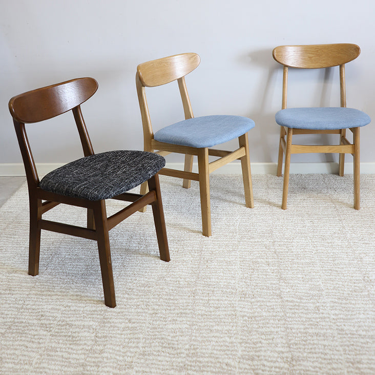 Contemporary Style Wood Side Dining Chairs Open Back Dining Armless Chairs Clearhalo ' kitchen&dining_furn' 'Dining Chairs' 'Dining Tables & Seating' 'dining_chair' 'furn' 'furn_dining_chair' 'Furniture' 'furniture_dining_chair' 'Kitchen & Dining Furniture' 'kitchen' 4039000