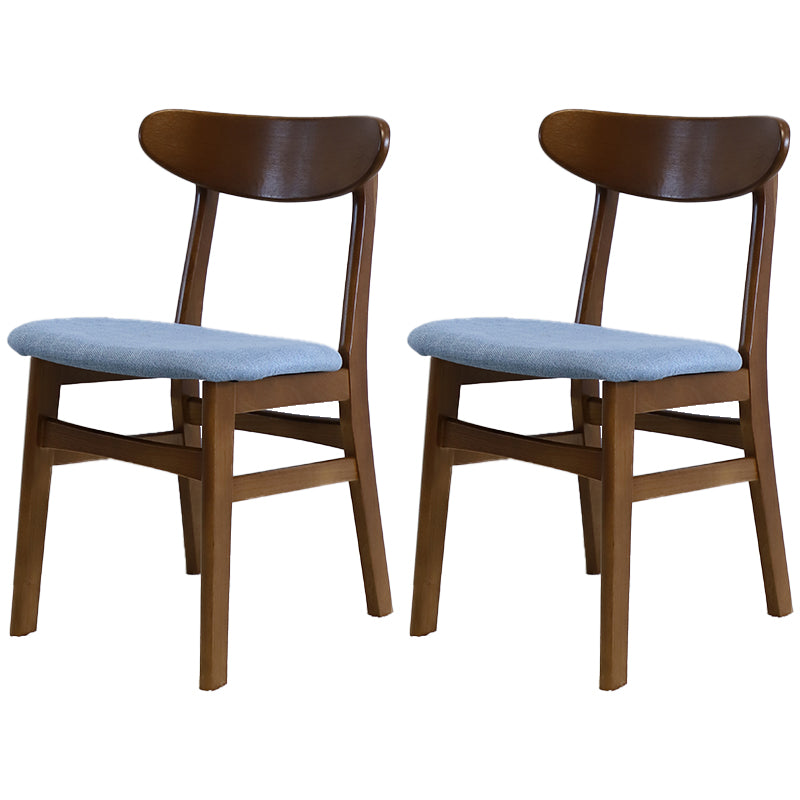 Contemporary Style Wood Side Dining Chairs Open Back Dining Armless Chairs Blue 2 Piece Set Clearhalo ' kitchen&dining_furn' 'Dining Chairs' 'Dining Tables & Seating' 'dining_chair' 'furn' 'furn_dining_chair' 'Furniture' 'furniture_dining_chair' 'Kitchen & Dining Furniture' 'kitchen' 4039001