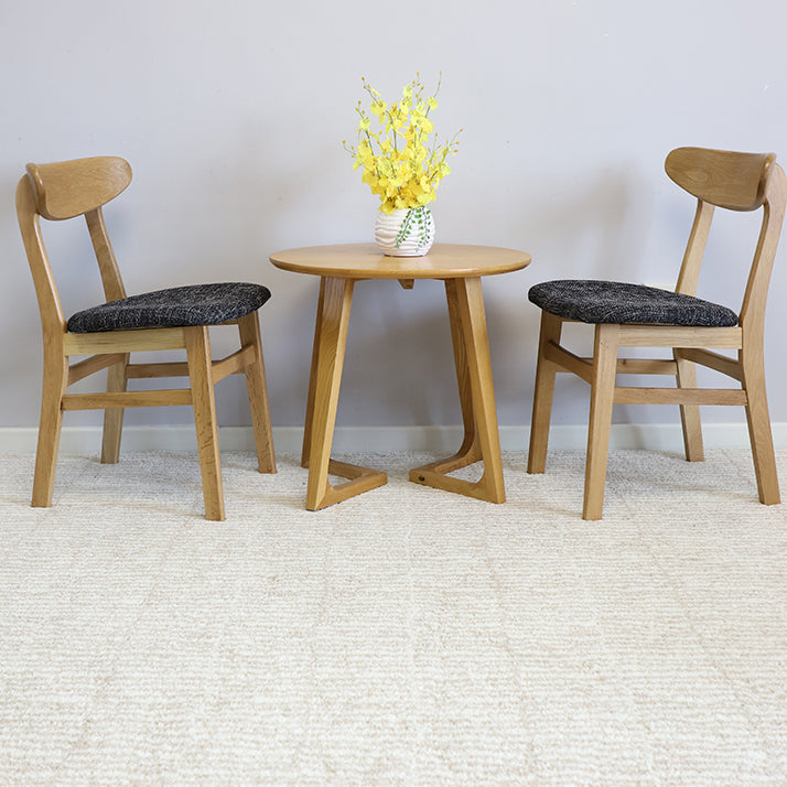 Contemporary Style Wood Side Dining Chairs Open Back Dining Armless Chairs Clearhalo ' kitchen&dining_furn' 'Dining Chairs' 'Dining Tables & Seating' 'dining_chair' 'furn' 'furn_dining_chair' 'Furniture' 'furniture_dining_chair' 'Kitchen & Dining Furniture' 'kitchen' 4039002