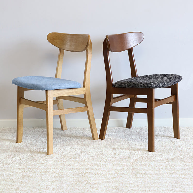 Contemporary Style Wood Side Dining Chairs Open Back Dining Armless Chairs Clearhalo ' kitchen&dining_furn' 'Dining Chairs' 'Dining Tables & Seating' 'dining_chair' 'furn' 'furn_dining_chair' 'Furniture' 'furniture_dining_chair' 'Kitchen & Dining Furniture' 'kitchen' 4039005