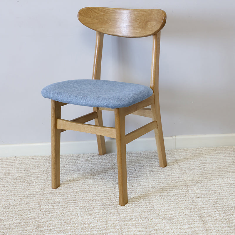 Contemporary Style Wood Side Dining Chairs Open Back Dining Armless Chairs Sky Blue 1 Piece Clearhalo ' kitchen&dining_furn' 'Dining Chairs' 'Dining Tables & Seating' 'dining_chair' 'furn' 'furn_dining_chair' 'Furniture' 'furniture_dining_chair' 'Kitchen & Dining Furniture' 'kitchen' 4039006