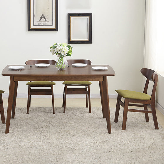 Contemporary Style Wood Side Dining Chairs Open Back Dining Armless Chairs Clearhalo ' kitchen&dining_furn' 'Dining Chairs' 'Dining Tables & Seating' 'dining_chair' 'furn' 'furn_dining_chair' 'Furniture' 'furniture_dining_chair' 'Kitchen & Dining Furniture' 'kitchen' 4039007