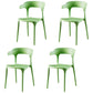 Plastic Armless Dining Chairs Scandinavian Stackable Dining Side Chairs (Set of 4) Fruit Green Clearhalo ' kitchen&dining_furn' 'Dining Chairs' 'Dining Tables & Seating' 'dining_chair' 'furn' 'furn_dining_chair' 'Furniture' 'furniture_dining_chair' 'Kitchen & Dining Furniture' 'kitchen' 4039052