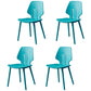 Scandinavian Armless Dining Chairs Plastic Dining Side Chairs (Set of 4) Blue Clearhalo ' kitchen&dining_furn' 'Dining Chairs' 'Dining Tables & Seating' 'dining_chair' 'furn' 'furn_dining_chair' 'Furniture' 'furniture_dining_chair' 'Kitchen & Dining Furniture' 'kitchen' 4039072