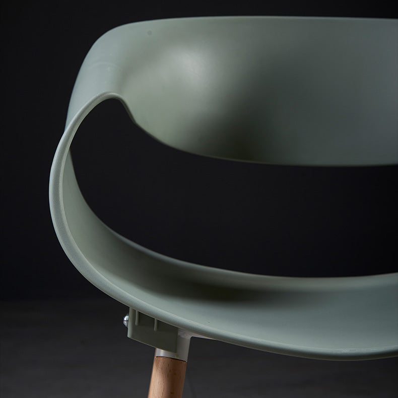 Scandinavian Armless Dining Chairs Side Dining Chairs with Wood Legs (Set of 2) Clearhalo ' kitchen&dining_furn' 'Dining Chairs' 'Dining Tables & Seating' 'dining_chair' 'furn' 'furn_dining_chair' 'Furniture' 'furniture_dining_chair' 'Kitchen & Dining Furniture' 'kitchen' 4039106