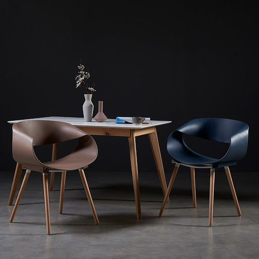 Scandinavian Armless Dining Chairs Side Dining Chairs with Wood Legs (Set of 2) Clearhalo ' kitchen&dining_furn' 'Dining Chairs' 'Dining Tables & Seating' 'dining_chair' 'furn' 'furn_dining_chair' 'Furniture' 'furniture_dining_chair' 'Kitchen & Dining Furniture' 'kitchen' 4039110