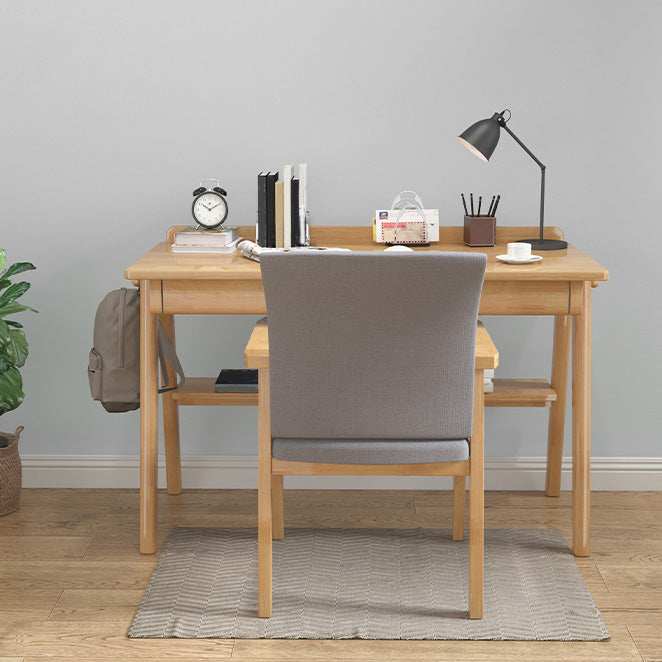 Contemporary Style Linen Dining Arm Chair Upholstered Single Solid Back Chair Clearhalo ' kitchen&dining_furn' 'Dining Chairs' 'Dining Tables & Seating' 'dining_chair' 'furn' 'furn_dining_chair' 'Furniture' 'furniture_dining_chair' 'Kitchen & Dining Furniture' 'kitchen' 4039171