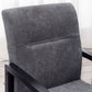 Minimalist Style Upholstered Arm Dining Chairs Solid Back Side Chairs (Set of 4) Clearhalo ' kitchen&dining_furn' 'Dining Chairs' 'Dining Tables & Seating' 'dining_chair' 'furn' 'furn_dining_chair' 'Furniture' 'furniture_dining_chair' 'Kitchen & Dining Furniture' 'kitchen' 4039183
