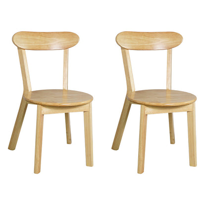 Scandinavian Style Wood Side Dining Chairs Open Back Dining Side Chair (Set of 2) Natural Clearhalo ' kitchen&dining_furn' 'Dining Chairs' 'Dining Tables & Seating' 'dining_chair' 'furn' 'furn_dining_chair' 'Furniture' 'furniture_dining_chair' 'Kitchen & Dining Furniture' 'kitchen' 4039192