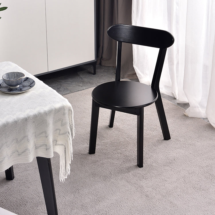 Scandinavian Style Wood Side Dining Chairs Open Back Dining Side Chair (Set of 2) Clearhalo ' kitchen&dining_furn' 'Dining Chairs' 'Dining Tables & Seating' 'dining_chair' 'furn' 'furn_dining_chair' 'Furniture' 'furniture_dining_chair' 'Kitchen & Dining Furniture' 'kitchen' 4039194