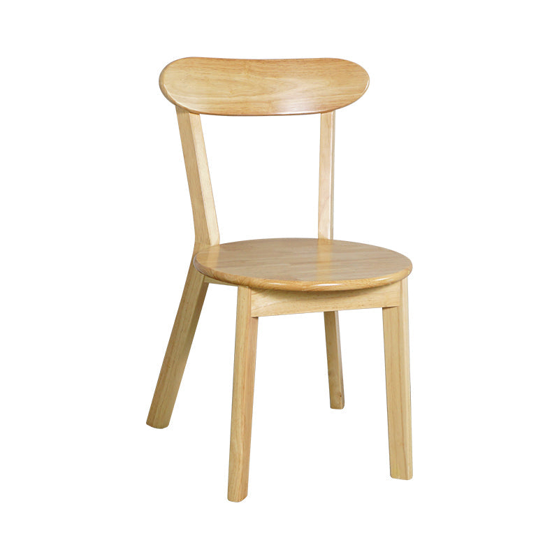 Scandinavian Style Wood Side Dining Chairs Open Back Dining Side Chair (Set of 2) Clearhalo ' kitchen&dining_furn' 'Dining Chairs' 'Dining Tables & Seating' 'dining_chair' 'furn' 'furn_dining_chair' 'Furniture' 'furniture_dining_chair' 'Kitchen & Dining Furniture' 'kitchen' 4039200