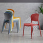 Scandinavian Plastic Armless Dining Chair Stackable Dining Side Chairs (Set of 4) Clearhalo ' kitchen&dining_furn' 'Dining Chairs' 'Dining Tables & Seating' 'dining_chair' 'furn' 'furn_dining_chair' 'Furniture' 'furniture_dining_chair' 'Kitchen & Dining Furniture' 'kitchen' 4039224