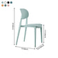 Open Back Armless Dining Chair Plastic Stackable Dining Side Chairs (Set of 4) Clearhalo ' kitchen&dining_furn' 'Dining Chairs' 'Dining Tables & Seating' 'dining_chair' 'furn' 'furn_dining_chair' 'Furniture' 'furniture_dining_chair' 'Kitchen & Dining Furniture' 'kitchen' 4039246