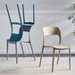 Plastic Stackable Dining Side Chairs Open Back Armless Dining Chair (Set of 4) Clearhalo ' kitchen&dining_furn' 'Dining Chairs' 'Dining Tables & Seating' 'dining_chair' 'furn' 'furn_dining_chair' 'Furniture' 'furniture_dining_chair' 'Kitchen & Dining Furniture' 'kitchen' 4039297