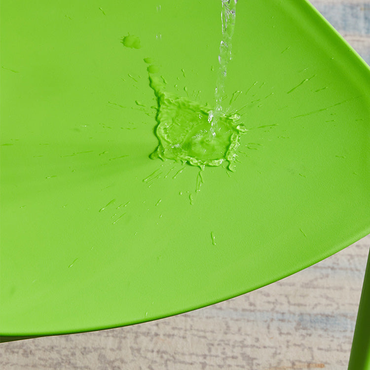 Plastic Stackable Dining Side Chairs Open Back Armless Dining Chair (Set of 4) Clearhalo ' kitchen&dining_furn' 'Dining Chairs' 'Dining Tables & Seating' 'dining_chair' 'furn' 'furn_dining_chair' 'Furniture' 'furniture_dining_chair' 'Kitchen & Dining Furniture' 'kitchen' 4039306