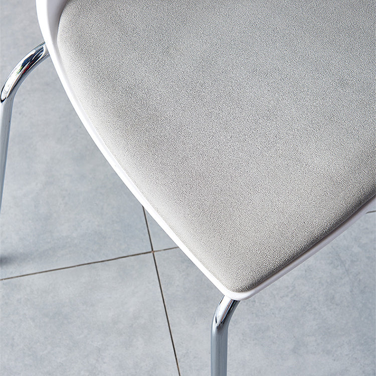 Stackable Dining Armless Chairs Indoor Dining Side Chairs with Metal Legs Clearhalo ' kitchen&dining_furn' 'Dining Chairs' 'Dining Tables & Seating' 'dining_chair' 'furn' 'furn_dining_chair' 'Furniture' 'furniture_dining_chair' 'Kitchen & Dining Furniture' 'kitchen' 4039417