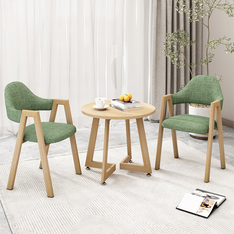 Metal Contemporary Side Chair Home Open Back Cushioned Dining Single Chair Clearhalo ' kitchen&dining_furn' 'Dining Chairs' 'Dining Tables & Seating' 'dining_chair' 'furn' 'furn_dining_chair' 'Furniture' 'furniture_dining_chair' 'Kitchen & Dining Furniture' 'kitchen' 4039461