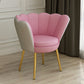 Scandinavian Style Metal Dining Chair Home Armless Cushion Crown Top Back Single Chair Pink Clearhalo ' kitchen&dining_furn' 'Dining Chairs' 'Dining Tables & Seating' 'dining_chair' 'furn' 'furn_dining_chair' 'Furniture' 'furniture_dining_chair' 'Kitchen & Dining Furniture' 'kitchen' 4039484