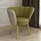 Scandinavian Style Metal Dining Chair Home Armless Cushion Crown Top Back Single Chair Fluorescent Green Clearhalo ' kitchen&dining_furn' 'Dining Chairs' 'Dining Tables & Seating' 'dining_chair' 'furn' 'furn_dining_chair' 'Furniture' 'furniture_dining_chair' 'Kitchen & Dining Furniture' 'kitchen' 4039486