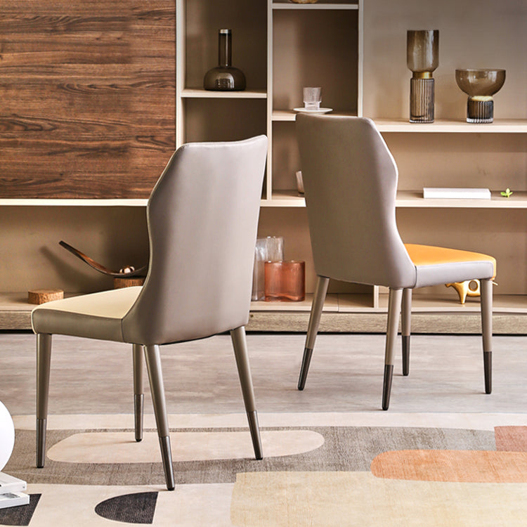 Scandinavian Style Oak Wood Chair Kitchen Dining Solid Back Side Chairs Clearhalo ' kitchen&dining_furn' 'Dining Chairs' 'Dining Tables & Seating' 'dining_chair' 'furn' 'furn_dining_chair' 'Furniture' 'furniture_dining_chair' 'Kitchen & Dining Furniture' 'kitchen' 4039518