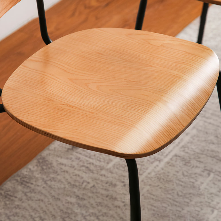 Industrial Metal Milk Tea Shop Side Chair Matte Finish Open Back Dining Chair (Set of 4) Clearhalo ' kitchen&dining_furn' 'Dining Chairs' 'Dining Tables & Seating' 'dining_chair' 'furn' 'furn_dining_chair' 'Furniture' 'furniture_dining_chair' 'Kitchen & Dining Furniture' 'kitchen' 4039548