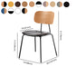 Industrial Metal Milk Tea Shop Side Chair Matte Finish Open Back Dining Chair (Set of 4) Clearhalo ' kitchen&dining_furn' 'Dining Chairs' 'Dining Tables & Seating' 'dining_chair' 'furn' 'furn_dining_chair' 'Furniture' 'furniture_dining_chair' 'Kitchen & Dining Furniture' 'kitchen' 4039560