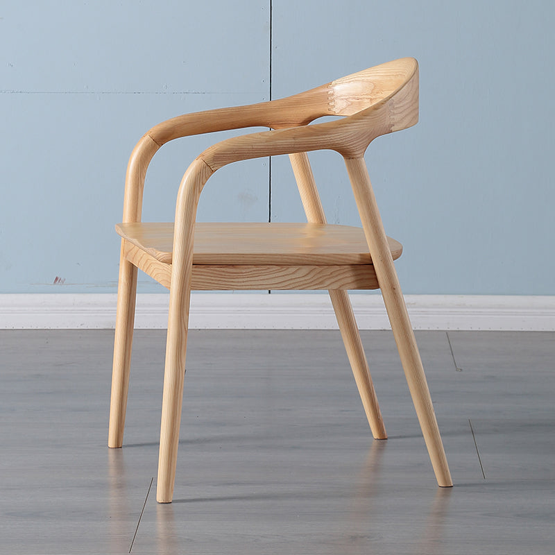 Traditional Style Ash Wood Chair Set Kitchen Dining Room Open Back Arm Chairs Wood 1 Piece Clearhalo ' kitchen&dining_furn' 'Dining Chairs' 'Dining Tables & Seating' 'dining_chair' 'furn' 'furn_dining_chair' 'Furniture' 'furniture_dining_chair' 'Kitchen & Dining Furniture' 'kitchen' 4039578