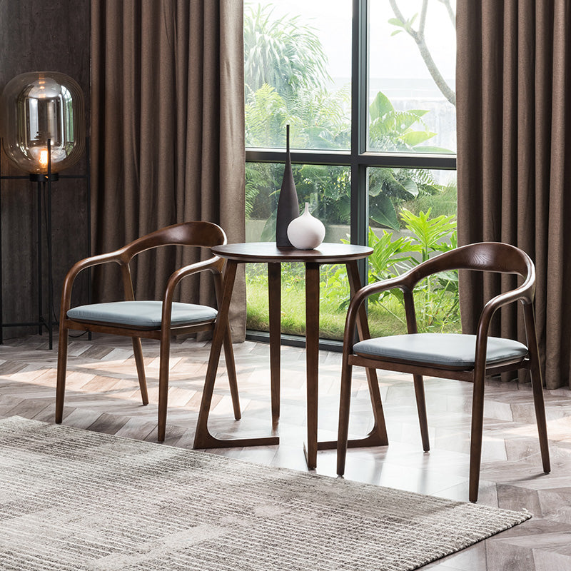 Traditional Solid Ash Wood Chairs Open Back Arm Dining Kitchen Chair Set Clearhalo ' kitchen&dining_furn' 'Dining Chairs' 'Dining Tables & Seating' 'dining_chair' 'furn' 'furn_dining_chair' 'Furniture' 'furniture_dining_chair' 'Kitchen & Dining Furniture' 'kitchen' 4039608