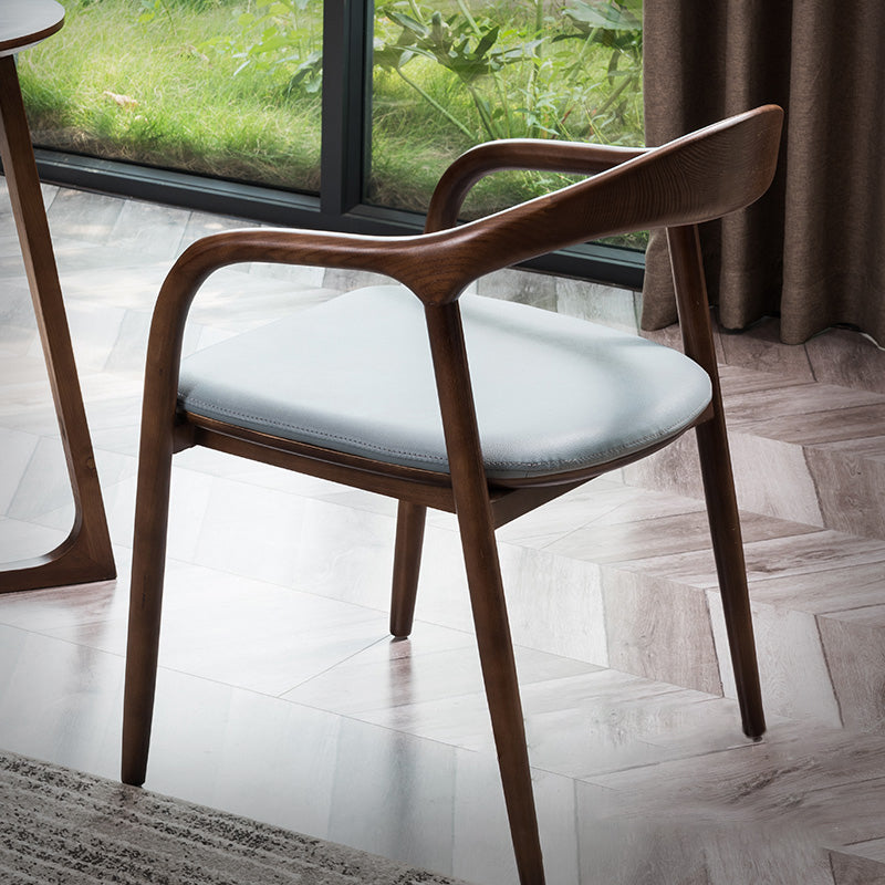 Traditional Solid Ash Wood Chairs Open Back Arm Dining Kitchen Chair Set Clearhalo ' kitchen&dining_furn' 'Dining Chairs' 'Dining Tables & Seating' 'dining_chair' 'furn' 'furn_dining_chair' 'Furniture' 'furniture_dining_chair' 'Kitchen & Dining Furniture' 'kitchen' 4039610