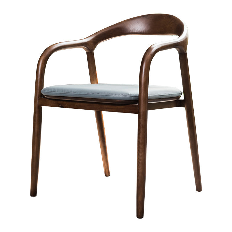 Traditional Solid Ash Wood Chairs Open Back Arm Dining Kitchen Chair Set Clearhalo ' kitchen&dining_furn' 'Dining Chairs' 'Dining Tables & Seating' 'dining_chair' 'furn' 'furn_dining_chair' 'Furniture' 'furniture_dining_chair' 'Kitchen & Dining Furniture' 'kitchen' 4039614