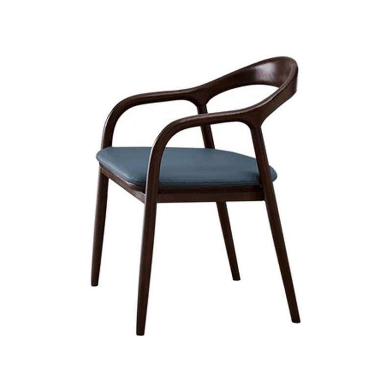 Traditional Solid Ash Wood Chairs Open Back Arm Dining Kitchen Chair Set Light Blue 1 Piece Clearhalo ' kitchen&dining_furn' 'Dining Chairs' 'Dining Tables & Seating' 'dining_chair' 'furn' 'furn_dining_chair' 'Furniture' 'furniture_dining_chair' 'Kitchen & Dining Furniture' 'kitchen' 4039617