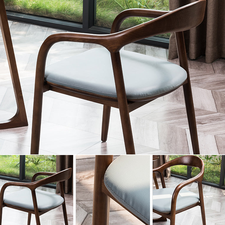 Traditional Solid Ash Wood Chairs Open Back Arm Dining Kitchen Chair Set Clearhalo ' kitchen&dining_furn' 'Dining Chairs' 'Dining Tables & Seating' 'dining_chair' 'furn' 'furn_dining_chair' 'Furniture' 'furniture_dining_chair' 'Kitchen & Dining Furniture' 'kitchen' 4039620