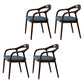 Traditional Solid Ash Wood Chairs Open Back Arm Dining Kitchen Chair Set Light Blue 4 Piece Set Clearhalo ' kitchen&dining_furn' 'Dining Chairs' 'Dining Tables & Seating' 'dining_chair' 'furn' 'furn_dining_chair' 'Furniture' 'furniture_dining_chair' 'Kitchen & Dining Furniture' 'kitchen' 4039621