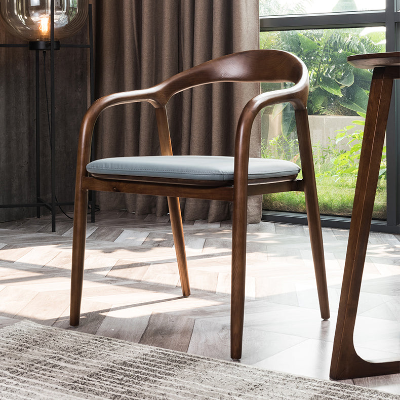 Traditional Solid Ash Wood Chairs Open Back Arm Dining Kitchen Chair Set Clearhalo ' kitchen&dining_furn' 'Dining Chairs' 'Dining Tables & Seating' 'dining_chair' 'furn' 'furn_dining_chair' 'Furniture' 'furniture_dining_chair' 'Kitchen & Dining Furniture' 'kitchen' 4039624