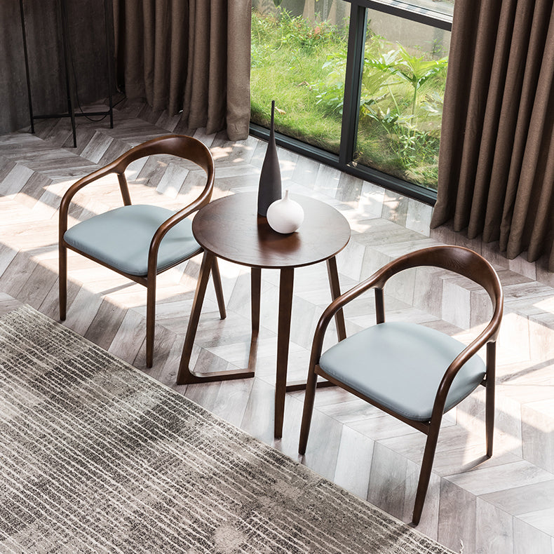 Traditional Solid Ash Wood Chairs Open Back Arm Dining Kitchen Chair Set Clearhalo ' kitchen&dining_furn' 'Dining Chairs' 'Dining Tables & Seating' 'dining_chair' 'furn' 'furn_dining_chair' 'Furniture' 'furniture_dining_chair' 'Kitchen & Dining Furniture' 'kitchen' 4039627