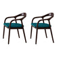Traditional Solid Ash Wood Chairs Open Back Arm Dining Kitchen Chair Set Blue 2 Piece Set Clearhalo ' kitchen&dining_furn' 'Dining Chairs' 'Dining Tables & Seating' 'dining_chair' 'furn' 'furn_dining_chair' 'Furniture' 'furniture_dining_chair' 'Kitchen & Dining Furniture' 'kitchen' 4039631