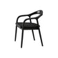 Traditional Solid Ash Wood Chairs Open Back Arm Dining Kitchen Chair Set Black 1 Piece Clearhalo ' kitchen&dining_furn' 'Dining Chairs' 'Dining Tables & Seating' 'dining_chair' 'furn' 'furn_dining_chair' 'Furniture' 'furniture_dining_chair' 'Kitchen & Dining Furniture' 'kitchen' 4039645