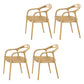 Traditional Solid Ash Wood Chairs Open Back Arm Dining Kitchen Chair Set Wood 4 Piece Set Clearhalo ' kitchen&dining_furn' 'Dining Chairs' 'Dining Tables & Seating' 'dining_chair' 'furn' 'furn_dining_chair' 'Furniture' 'furniture_dining_chair' 'Kitchen & Dining Furniture' 'kitchen' 4039650