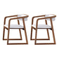 Traditional Solid Ash Wood Chairs Kitchen Dining Open Back Arm Chair Set White 2 Piece Set Clearhalo ' kitchen&dining_furn' 'Dining Chairs' 'Dining Tables & Seating' 'dining_chair' 'furn' 'furn_dining_chair' 'Furniture' 'furniture_dining_chair' 'Kitchen & Dining Furniture' 'kitchen' 4039675