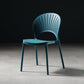 Contemporary Style Dining Chairs Plastic Dining Armless Side Chairs for Kitchen Peacock Blue 1 Piece Clearhalo ' kitchen&dining_furn' 'Dining Chairs' 'Dining Tables & Seating' 'dining_chair' 'furn' 'furn_dining_chair' 'Furniture' 'furniture_dining_chair' 'Kitchen & Dining Furniture' 'kitchen' 4039696