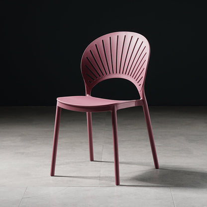 Contemporary Style Dining Chairs Plastic Dining Armless Side Chairs for Kitchen Purple 1 Piece Clearhalo ' kitchen&dining_furn' 'Dining Chairs' 'Dining Tables & Seating' 'dining_chair' 'furn' 'furn_dining_chair' 'Furniture' 'furniture_dining_chair' 'Kitchen & Dining Furniture' 'kitchen' 4039729