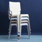 Contemporary Style Plastic Dining Armless Chair Solid Back Dining Chairs for Home Clearhalo ' kitchen&dining_furn' 'Dining Chairs' 'Dining Tables & Seating' 'dining_chair' 'furn' 'furn_dining_chair' 'Furniture' 'furniture_dining_chair' 'Kitchen & Dining Furniture' 'kitchen' 4039738