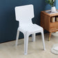 Contemporary Style Plastic Dining Armless Chair Solid Back Dining Chairs for Home White 1 Piece Clearhalo ' kitchen&dining_furn' 'Dining Chairs' 'Dining Tables & Seating' 'dining_chair' 'furn' 'furn_dining_chair' 'Furniture' 'furniture_dining_chair' 'Kitchen & Dining Furniture' 'kitchen' 4039742