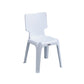 Contemporary Style Plastic Dining Armless Chair Solid Back Dining Chairs for Home Clearhalo ' kitchen&dining_furn' 'Dining Chairs' 'Dining Tables & Seating' 'dining_chair' 'furn' 'furn_dining_chair' 'Furniture' 'furniture_dining_chair' 'Kitchen & Dining Furniture' 'kitchen' 4039745