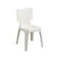 Contemporary Style Plastic Dining Armless Chair Solid Back Dining Chairs for Home Khaki 1 Piece Clearhalo ' kitchen&dining_furn' 'Dining Chairs' 'Dining Tables & Seating' 'dining_chair' 'furn' 'furn_dining_chair' 'Furniture' 'furniture_dining_chair' 'Kitchen & Dining Furniture' 'kitchen' 4039751