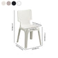 Contemporary Style Plastic Dining Armless Chair Solid Back Dining Chairs for Home Clearhalo ' kitchen&dining_furn' 'Dining Chairs' 'Dining Tables & Seating' 'dining_chair' 'furn' 'furn_dining_chair' 'Furniture' 'furniture_dining_chair' 'Kitchen & Dining Furniture' 'kitchen' 4039754