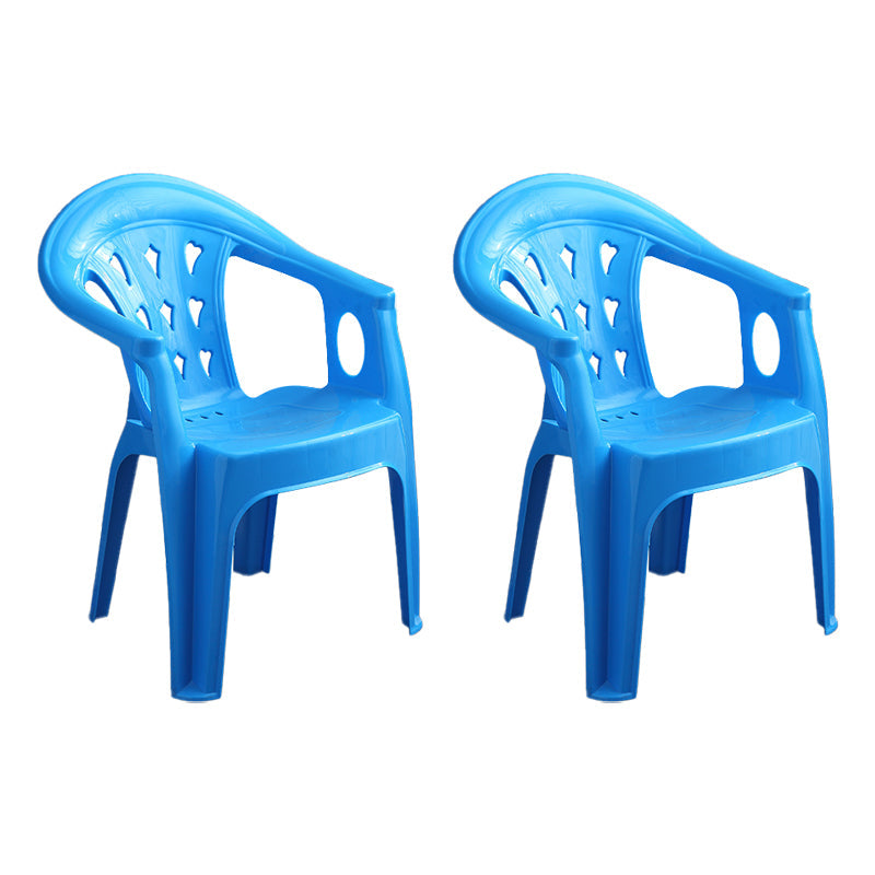 Modern Style Plastic Dining Arm Chair Slat Back Stackable Dining Chairs for Home Blue 2 Piece Set Clearhalo ' kitchen&dining_furn' 'Dining Chairs' 'Dining Tables & Seating' 'dining_chair' 'furn' 'furn_dining_chair' 'Furniture' 'furniture_dining_chair' 'Kitchen & Dining Furniture' 'kitchen' 4039819